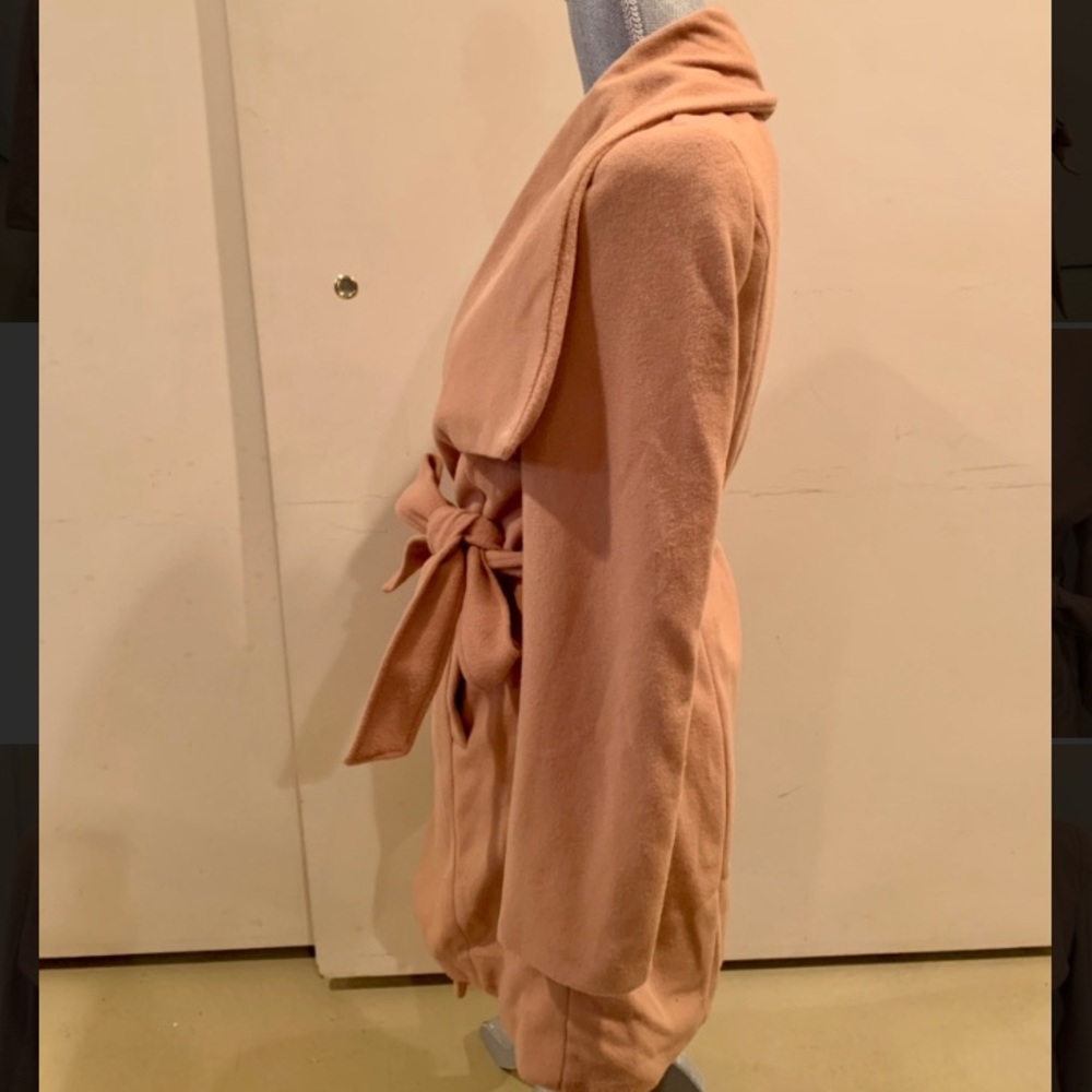 The Styled Collection Kensington Waist Tie Coat - Picture 5 of 16